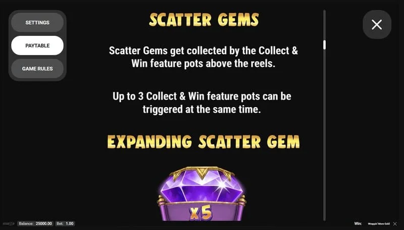Wrappin' More Gold - permata Scatter pada kekili
